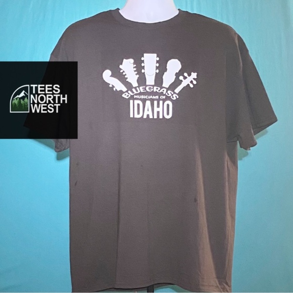 NWT Idaho Bluegrass Musicians TSHIRT Dark Brown
